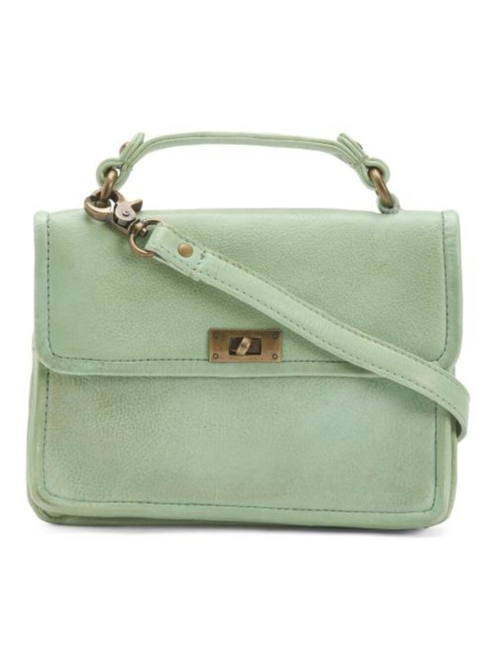 LATICO Leather Flap Crossbody With Strap